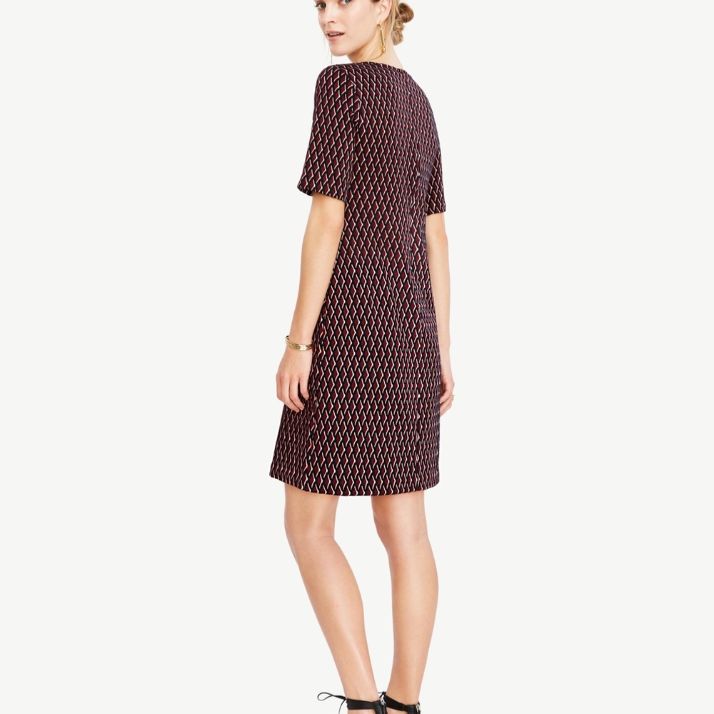 Diamond Knit Shift Dress